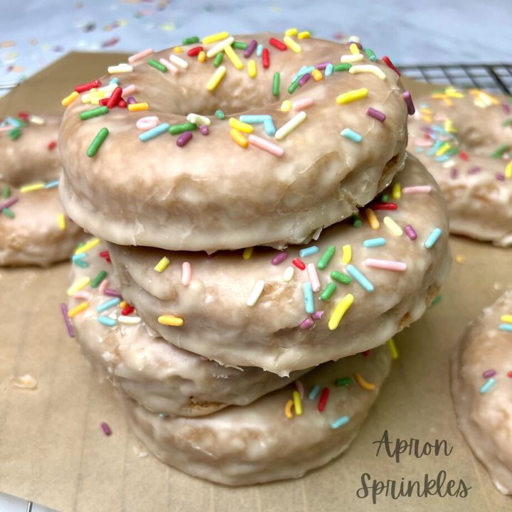 Maple Glazed Donuts Apron Sprinkles   Maple Glazed Donut Square 1 